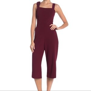 MARINA Sleeveless Crepe Jumpsuit Size 12